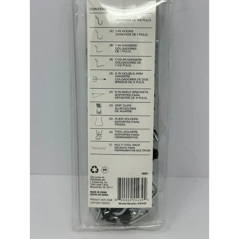 NEW Blue Hawk 35pcs Hooks & Hangers (for 1/4